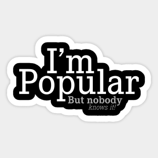 Very Popular Sticker